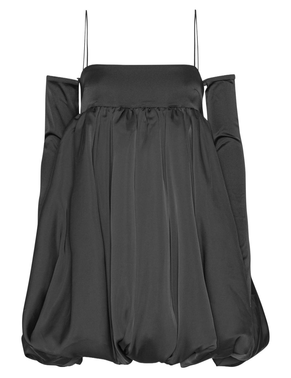 Abito midi in nero Rotate holiday - donna 