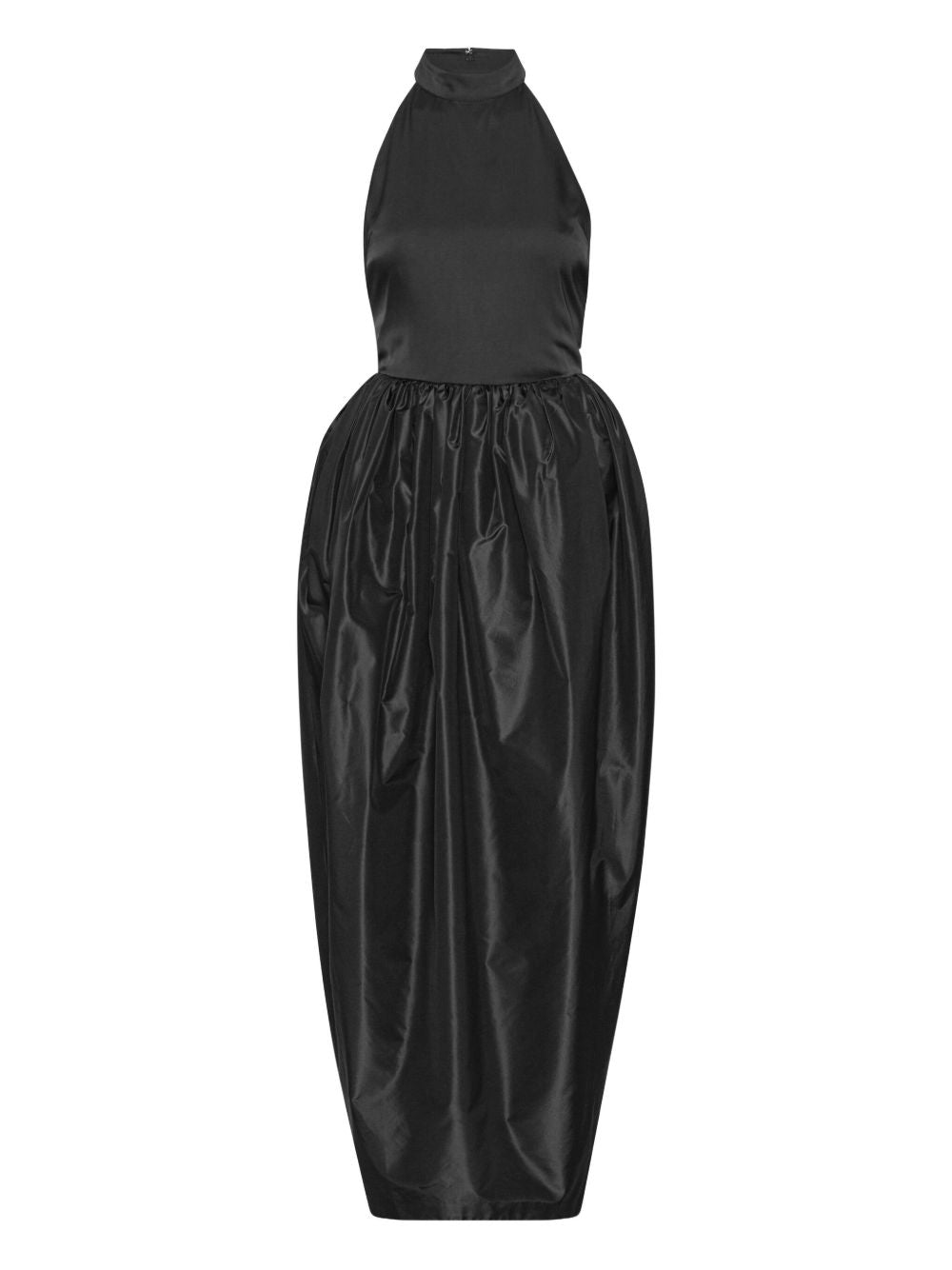 Abito con scollo all'americana in nero Rotate holiday - donna 