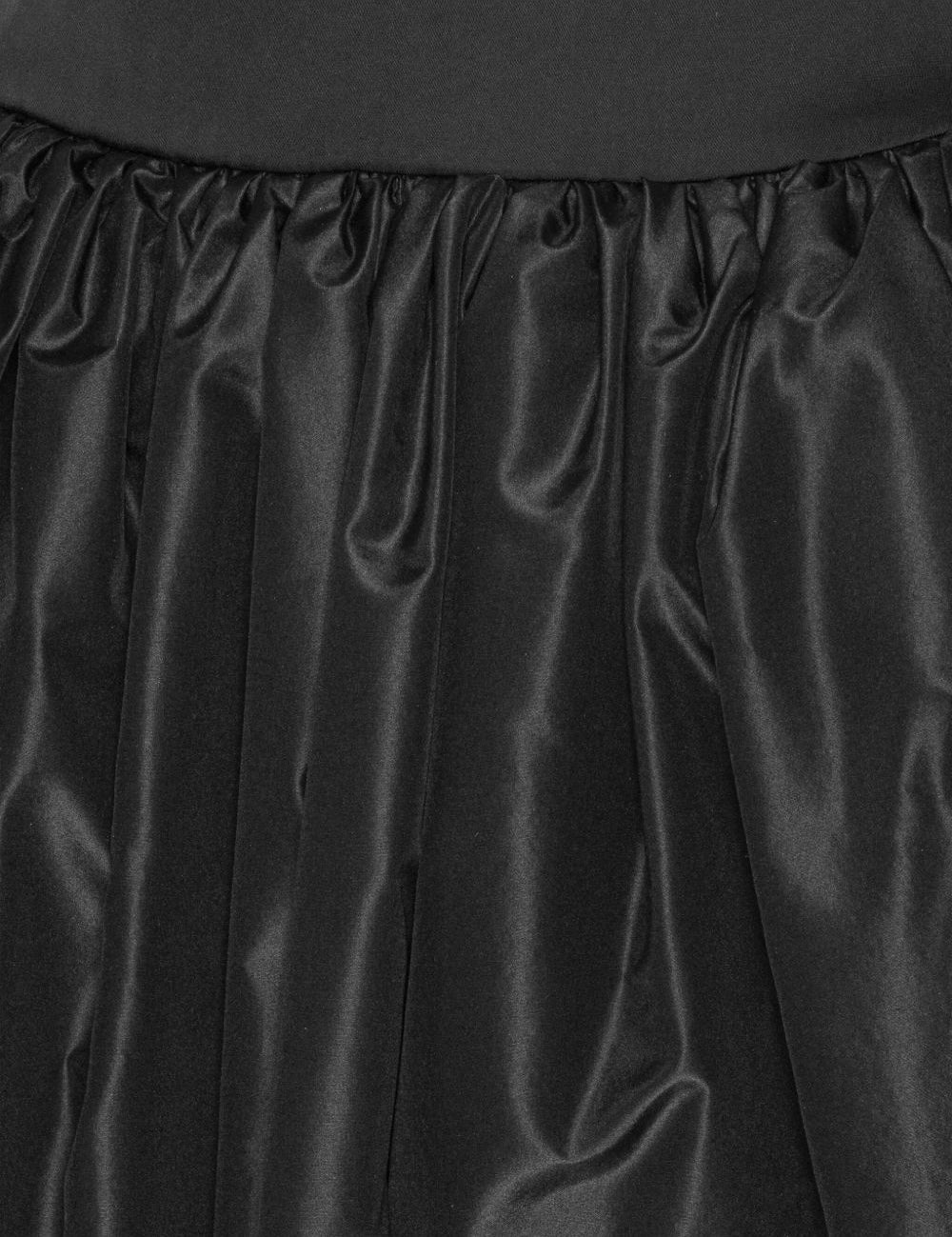 Abito con scollo all'americana in nero Rotate holiday - donna 