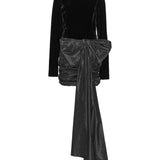Abito corto in nero Rotate holiday - donna 