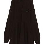 Mini abito a maniche lunghe in marrone Rotate sunday - donna 