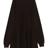 Mini abito a maniche lunghe in marrone Rotate sunday - donna 