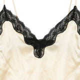 Top con bordi in pizzo in giallo Rotate x love stories - donna 