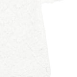 Polo con colletto in pizzo in bianco Rowen rose - donna 