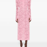Abito in pizzo floreale in rosa Rowen rose - donna 