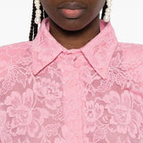 Abito in pizzo floreale in rosa Rowen rose - donna 
