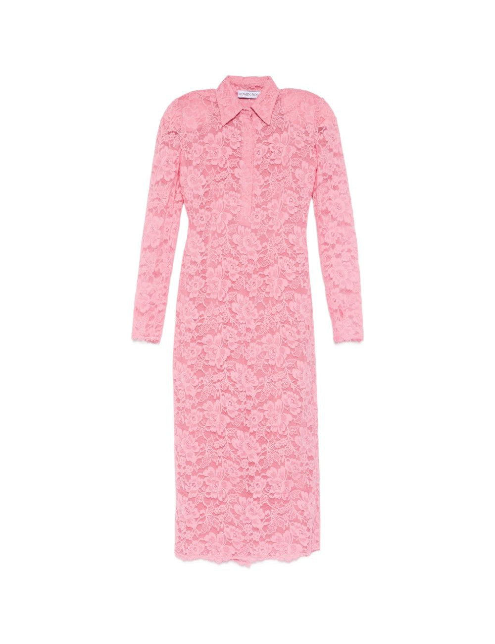 Abito in pizzo floreale in rosa Rowen rose - donna 