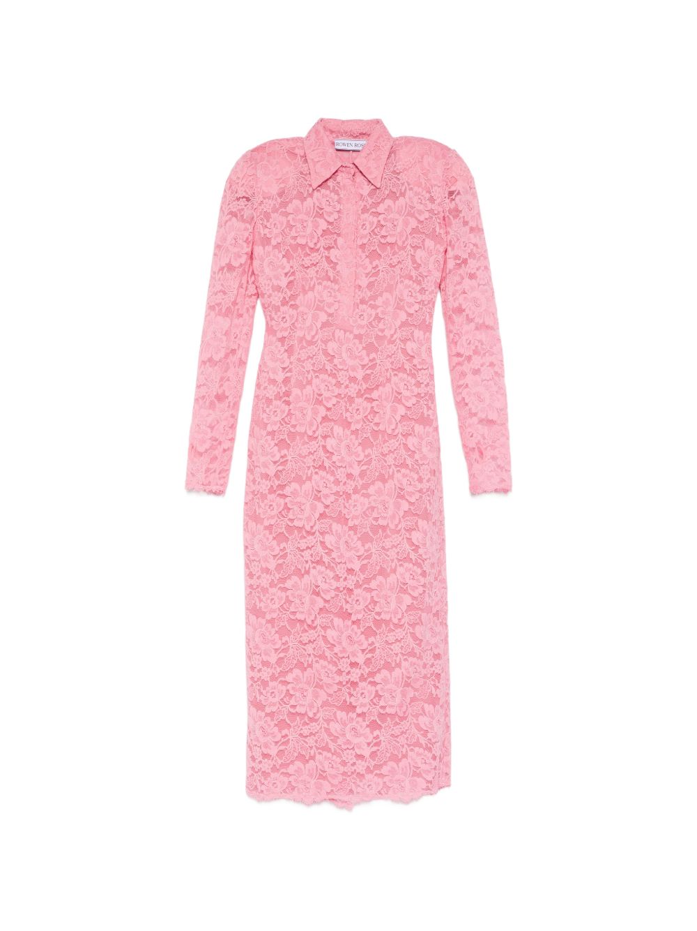 Abito in pizzo floreale in rosa Rowen rose - donna 