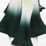 Blusa plissettata in verde degradè Rowen Rose - donna 