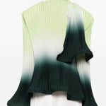 Blusa plissettata in verde degradè Rowen Rose - donna 