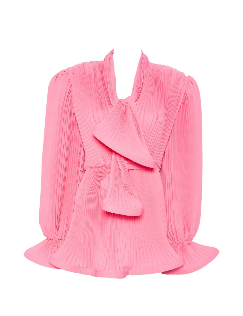 Abito corto con plissè in rosa Rowen Rose - donna 
