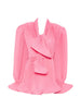 Abito corto con plissè in rosa Rowen Rose - donna