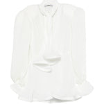 Abito corto con plissè in bianco Rowen Rose - donna 