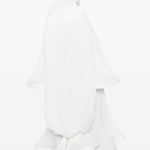 Abito corto con plissè in bianco Rowen Rose - donna 