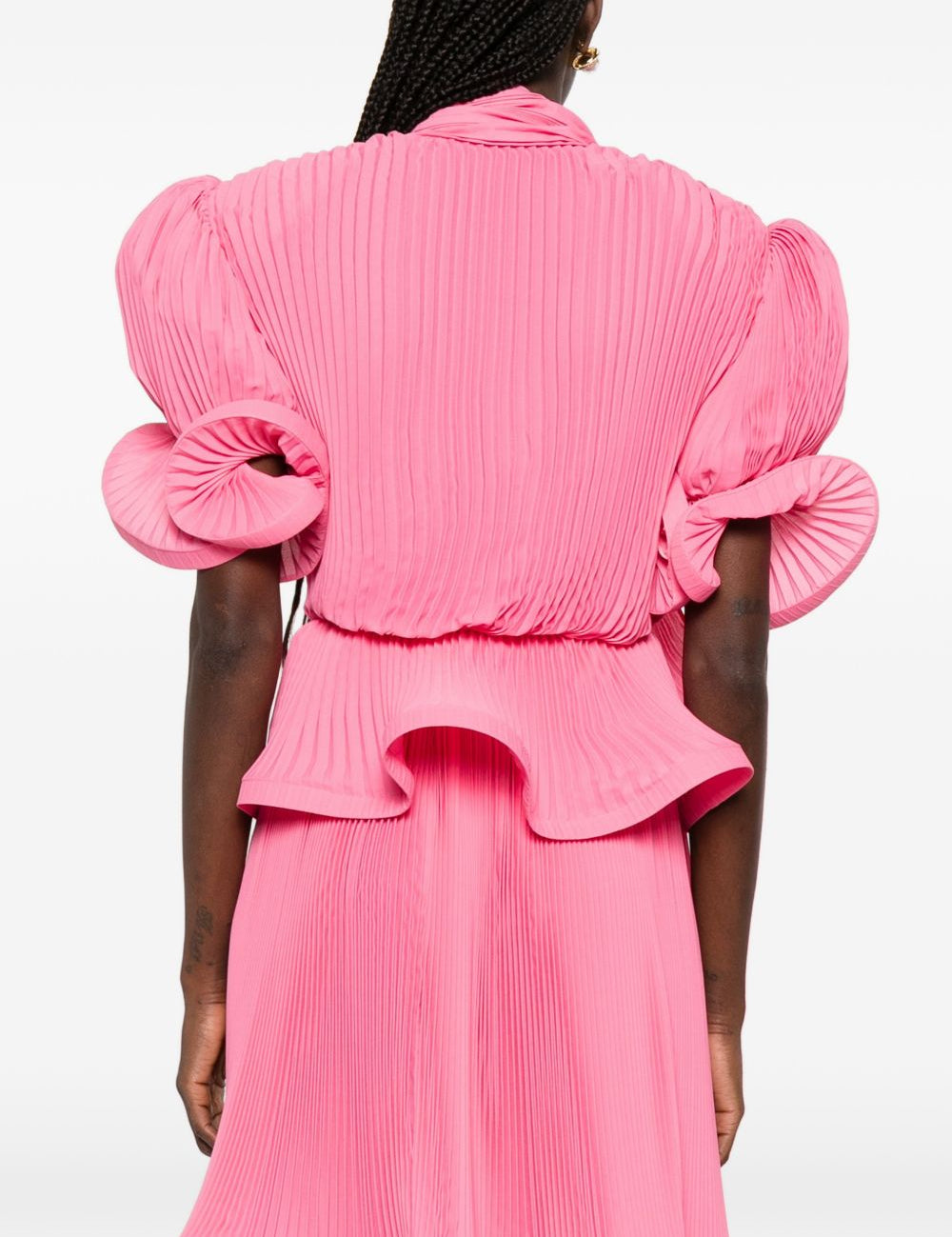 Top con ruches in rosa Rowen rose - donna 