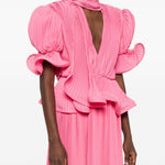 Top con ruches in rosa Rowen rose - donna 