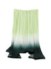 Gonna midi plissettata in verde degradè Rowen Rose - donna