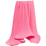 Gonna plissettata degradè in georgette in rosa Rowen rose - donna 