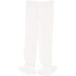 Pantaloni plissé con volant in bainco Rowen rose - donna 