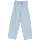 Jeans a gamba ampia in blu Rowen rose - donna 