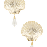 Orecchini con perle shell color oro Rowen Rose - donna 