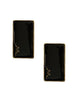 Women's - Brown Rowen Rose Oversized Square Earrings