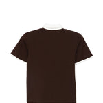 Black Polo con colletto a contrasto Rowen rose - donna 