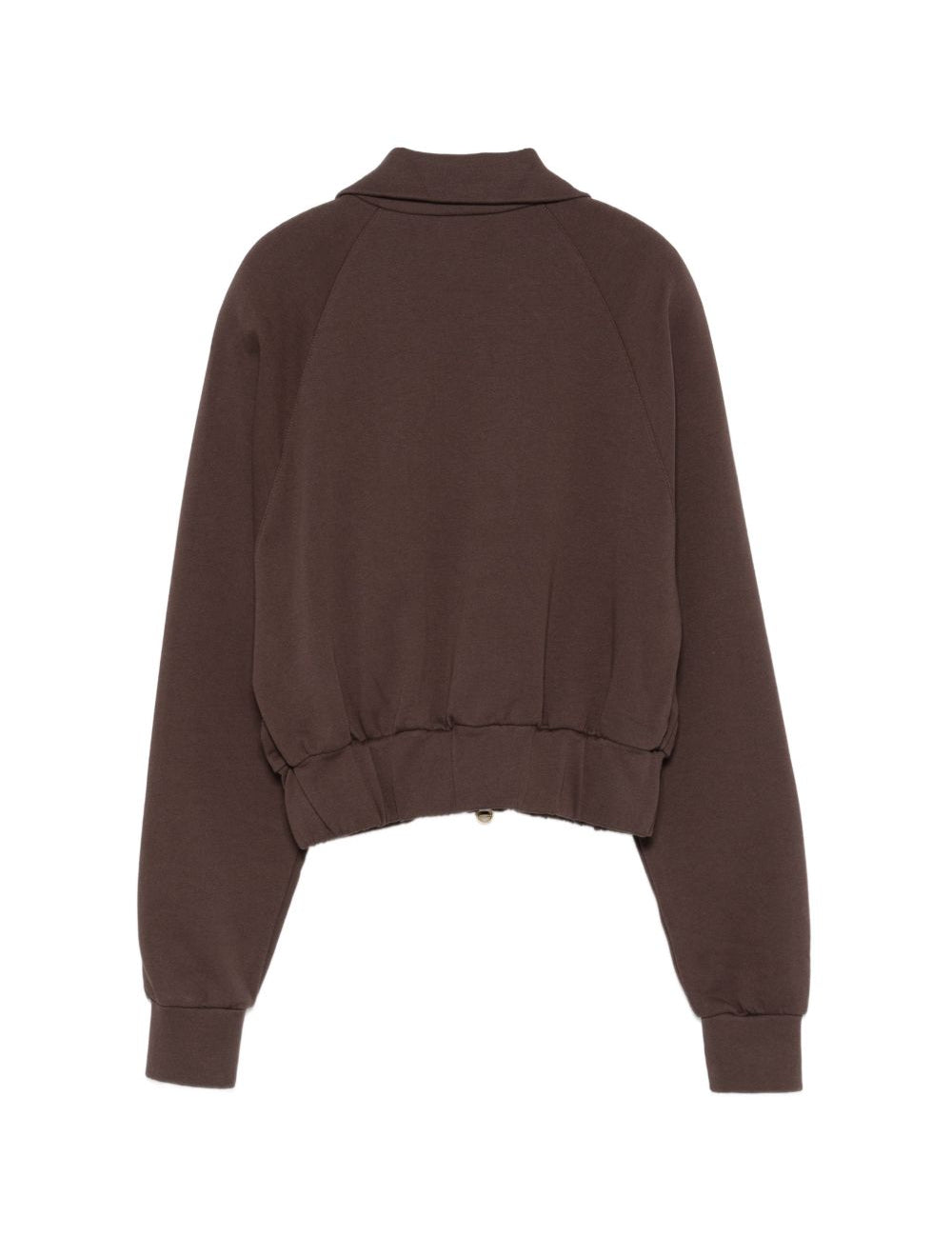 Felpa con cappuccio in marrone Rowen rose - donna 