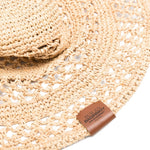 Cappello a secchiello con logo in beige Ruslan baginskiy - donna 