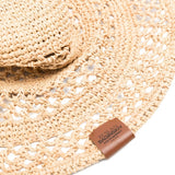 Cappello a secchiello con logo in beige Ruslan baginskiy - donna 