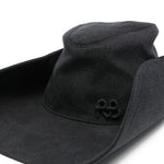 Cappello da cowboy in denim in nero Ruslan baginskiy - donna 