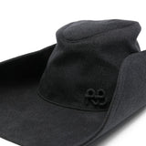 Cappello da cowboy in denim in nero Ruslan baginskiy - donna 