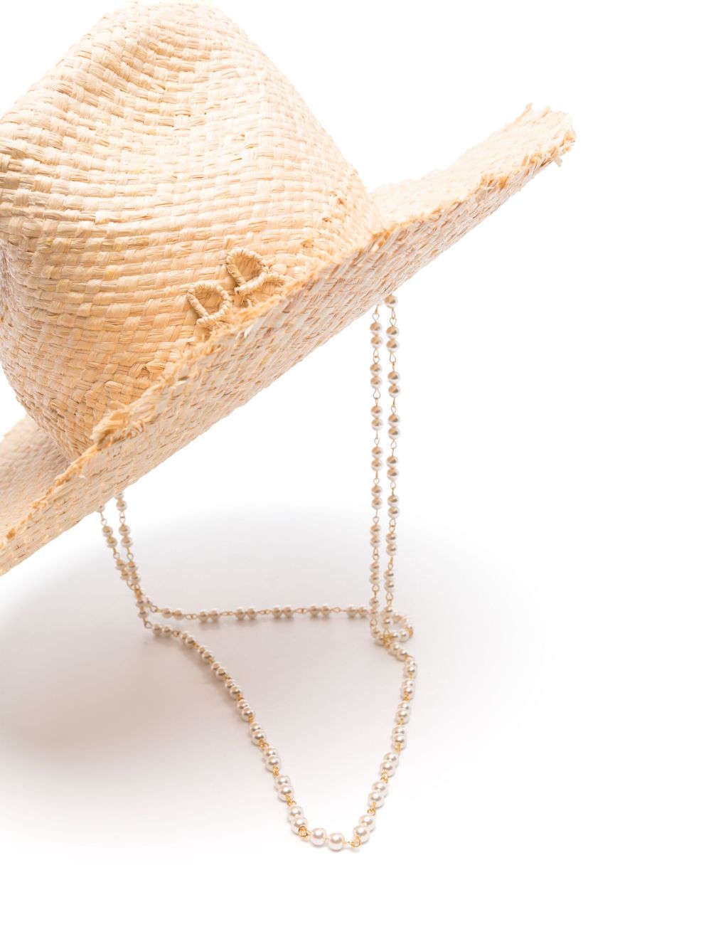 Fedora con logo in beige Ruslan baginskiy - donna 