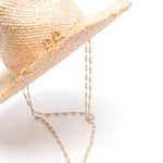 Fedora con logo in beige Ruslan baginskiy - donna 