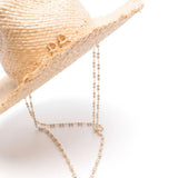 Fedora con logo in beige Ruslan baginskiy - donna 