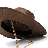Fedora con catena in morrone Ruslan baginskiy - donna 