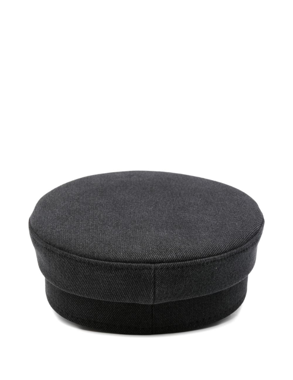 Cappello baker boy con catena in nero Ruslan baginskiy - donna 