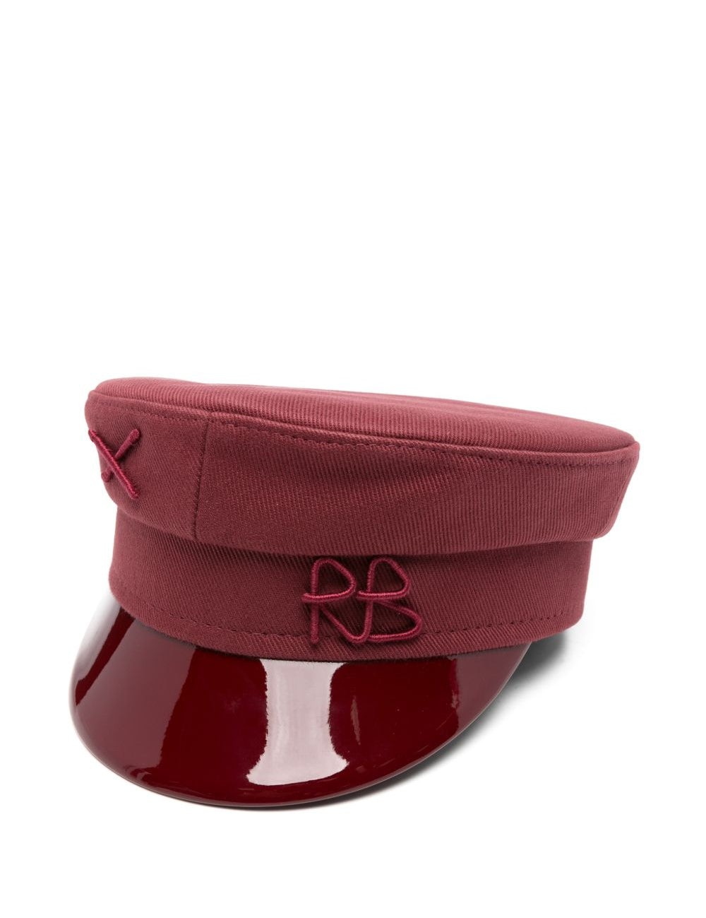 Cappello baker boy con logo  in bordeaux Ruslan baginskiy - donna 