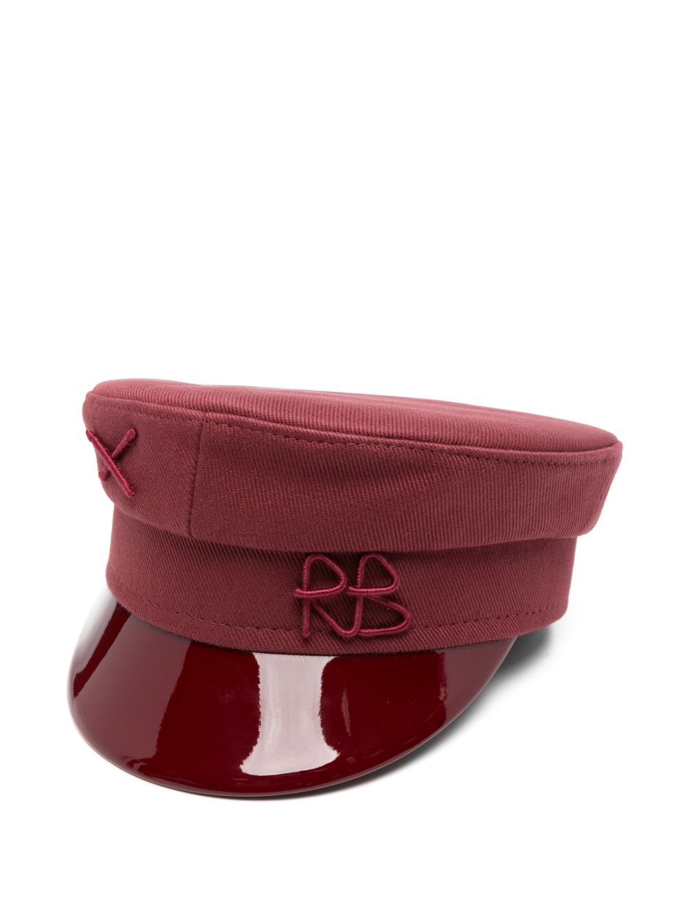 Cappello baker boy con logo  in bordeaux Ruslan baginskiy - donna 
