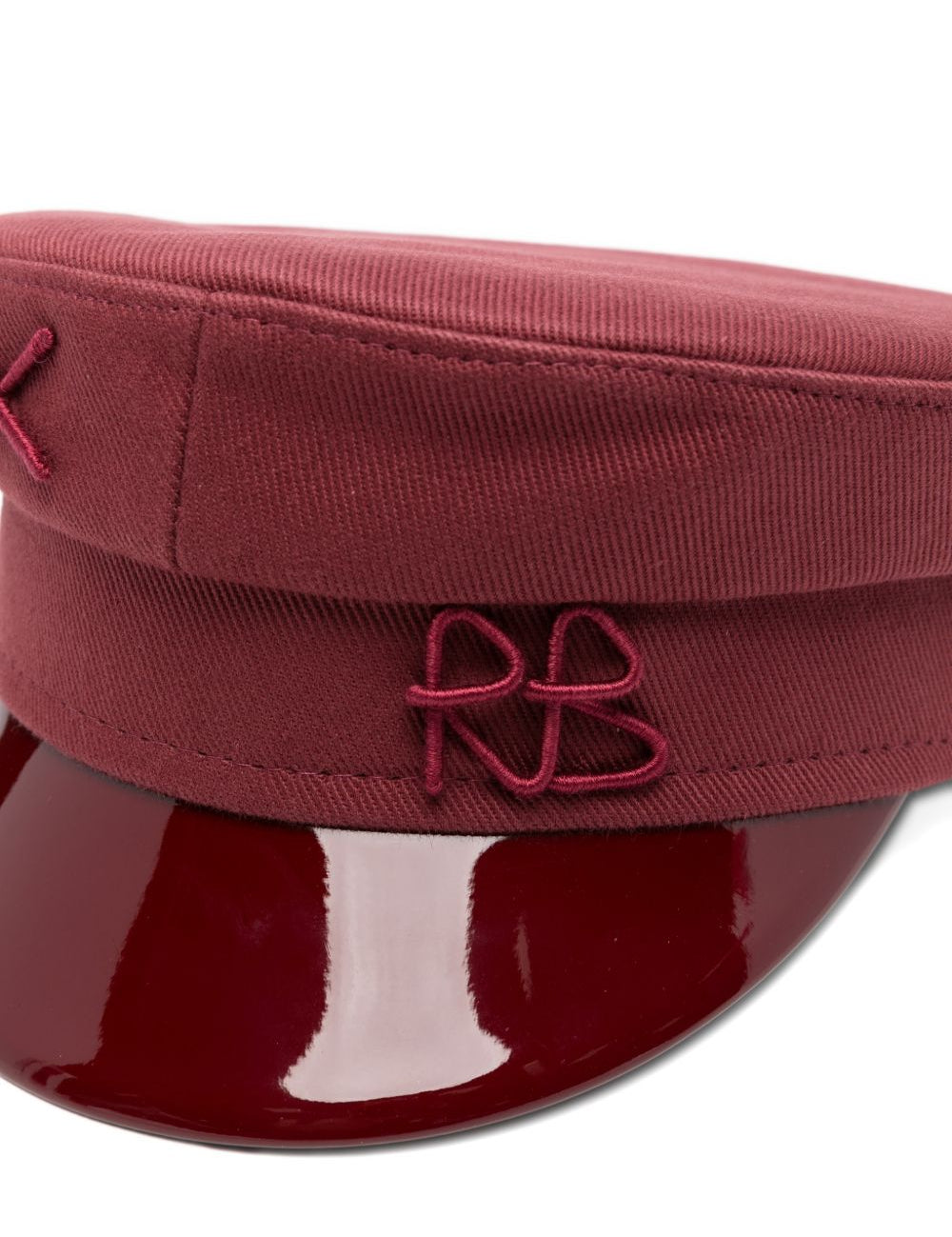 Cappello baker boy con logo  in bordeaux Ruslan baginskiy - donna 