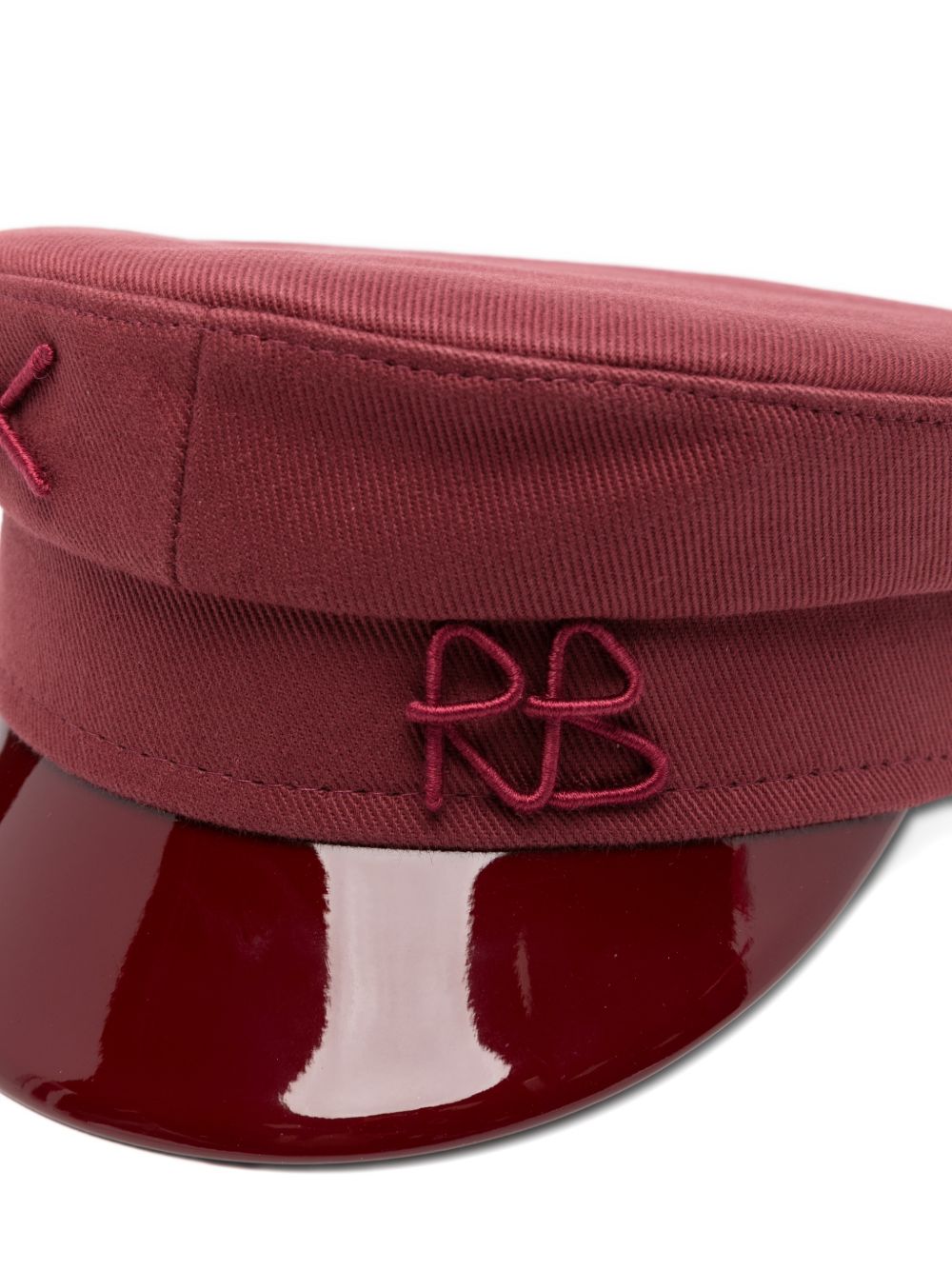 Cappello baker boy con logo  in bordeaux Ruslan baginskiy - donna 