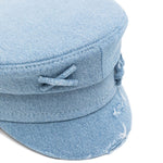 Cappello baker boy in denim  in blu Ruslan baginskiy - donna 