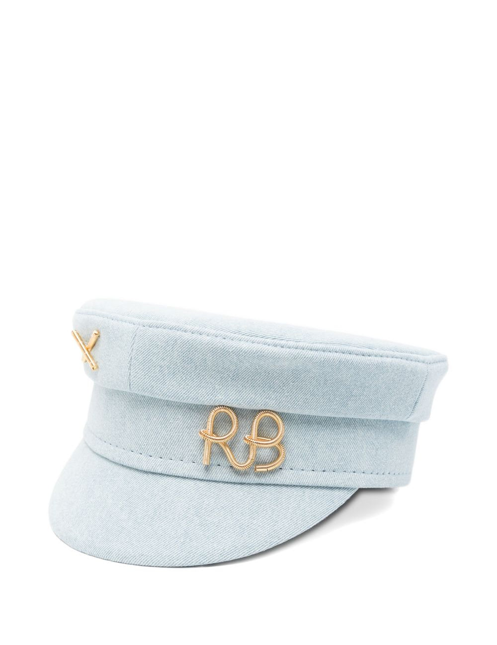 Cappello baker boy in denim in blu Ruslan baginskiy - donna 