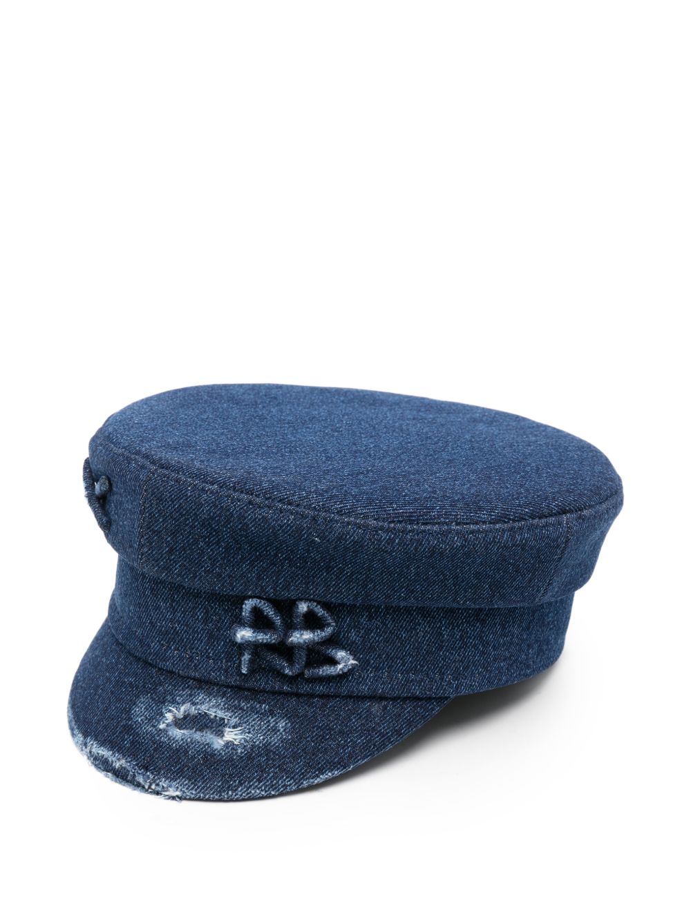 Cappello baker boy in denim in blu Ruslan baginskiy - donna 