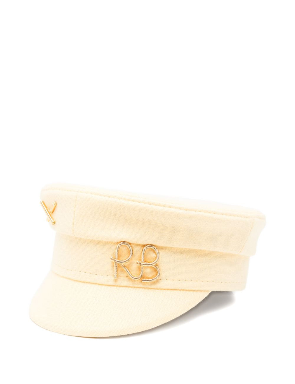 Cappello con dettaglio in metallo in giallo Ruslan baginskiy - donna 