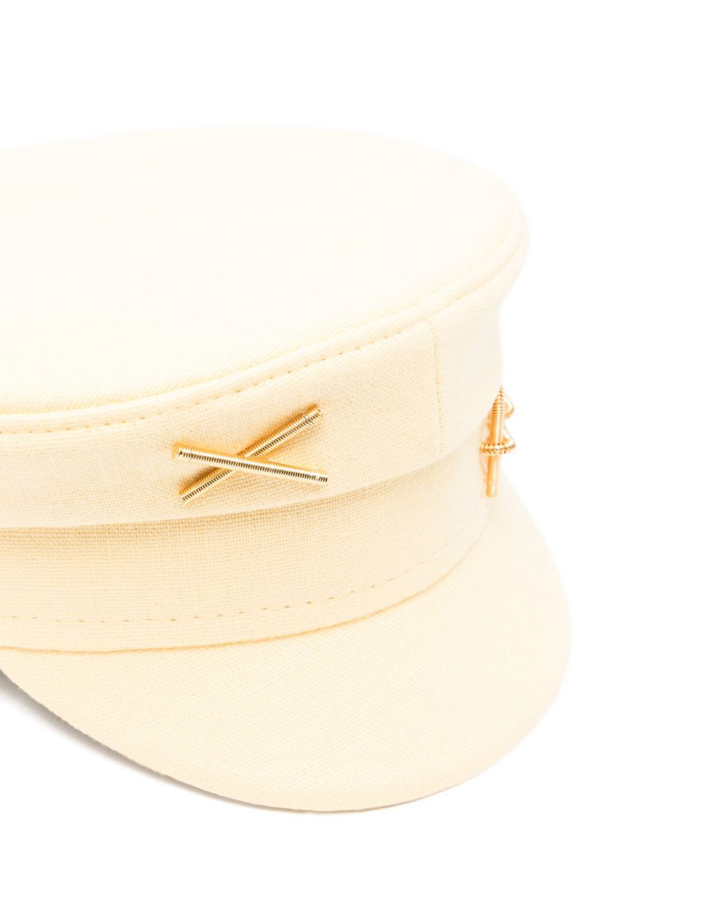 Cappello con dettaglio in metallo in giallo Ruslan baginskiy - donna 