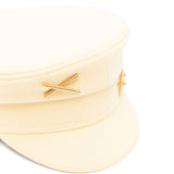 Cappello con dettaglio in metallo in giallo Ruslan baginskiy - donna 
