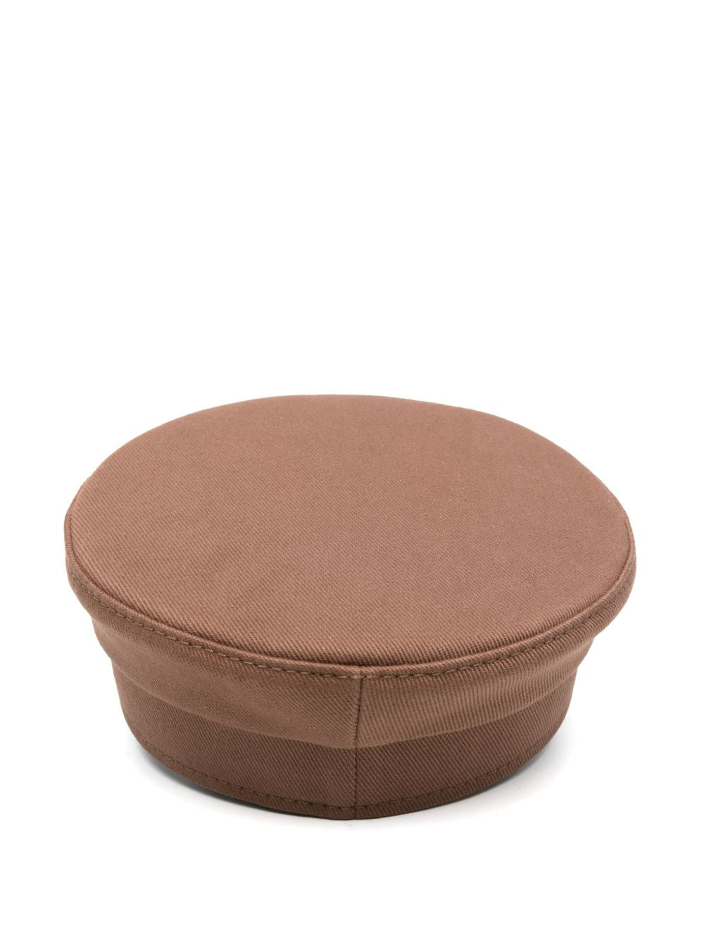 Cappello baker boy con logo ricamato in marrone Ruslan baginskiy - donna 