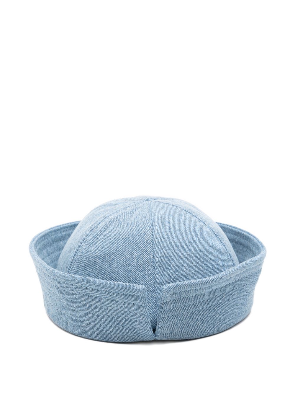 Cappello da marinaio in denim con logo RB ricamato in blu Ruslan baginskiy - donna 