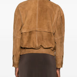 Giacca con zip in marrone Salvatore santoro - donna 